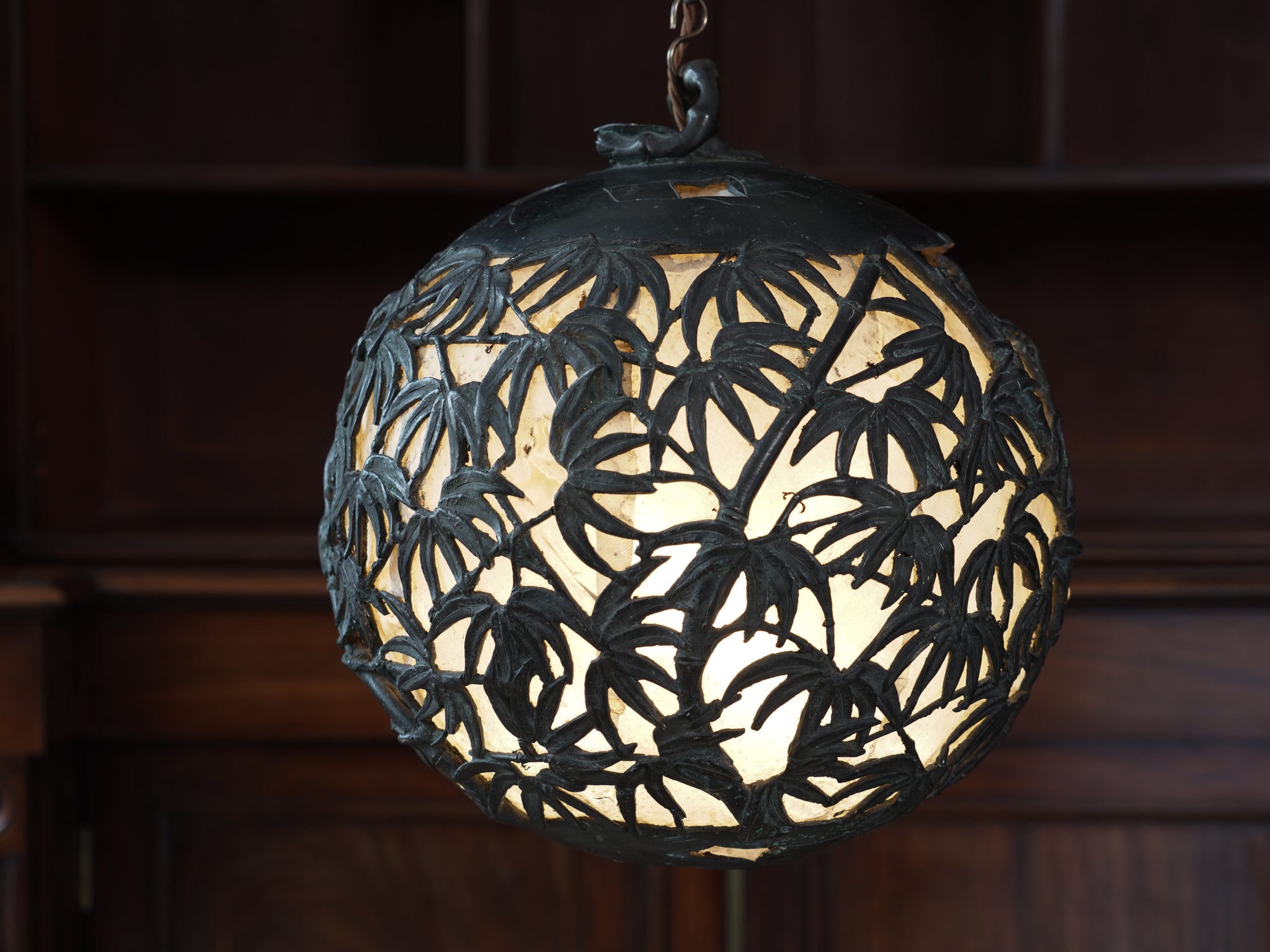 A 19th Century Japanese Bronze Pendant Light – Drew Pritchard Ltd