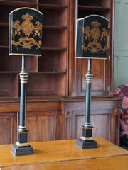 Pair of Tall Italian Table Lamps