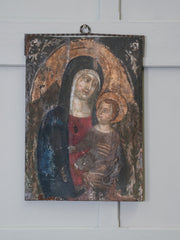 A 17th Century Italian Madonna & Child on Board