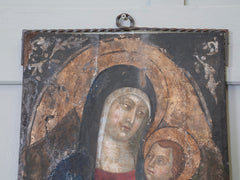 A 17th Century Italian Madonna & Child on Board