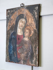 A 17th Century Italian Madonna & Child on Board