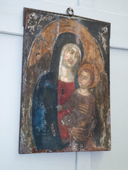 A 17th Century Italian Madonna & Child on Board