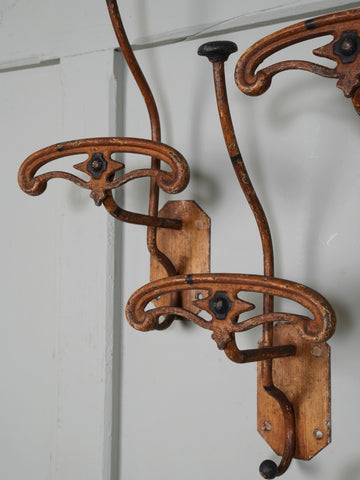 Four Large Hat & Coat Hooks