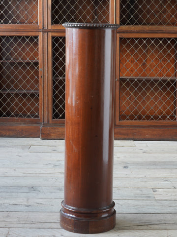 A 19th century Mahogany Column Pedestal