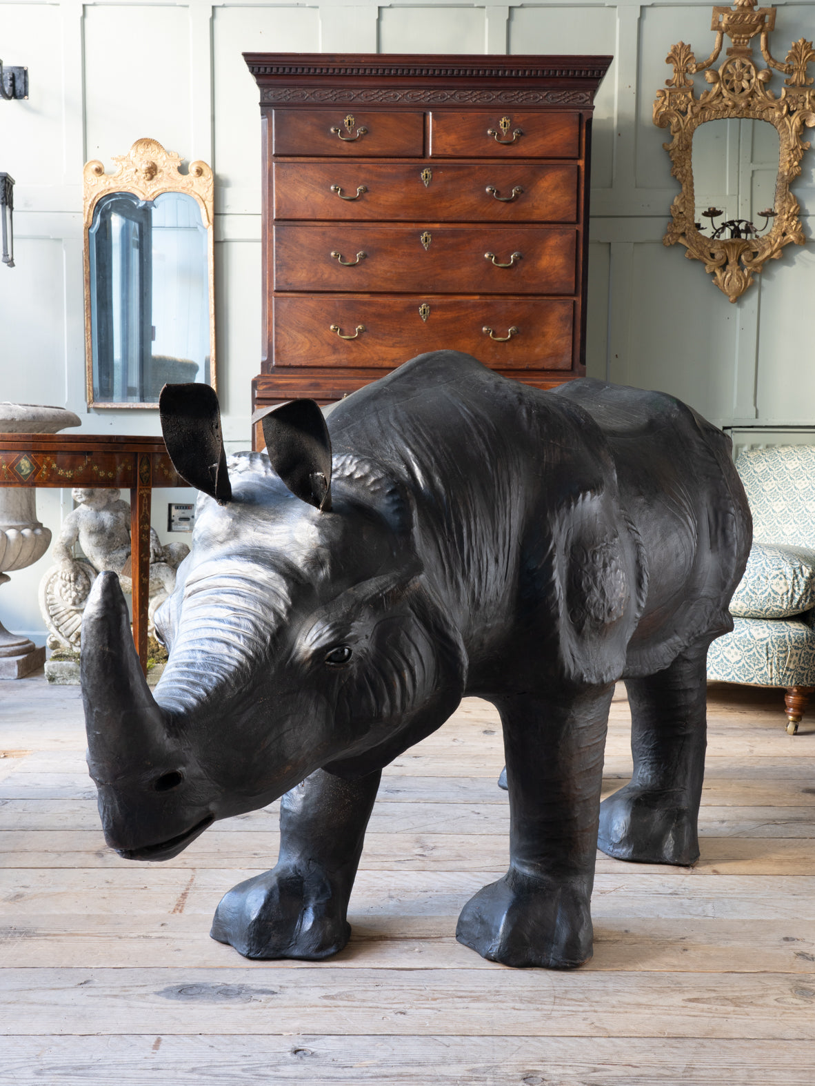 Liberty of London Leather Rhino Drew Pritchard Ltd