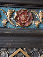 A large Plaster & Painted Timber Coat of Arms