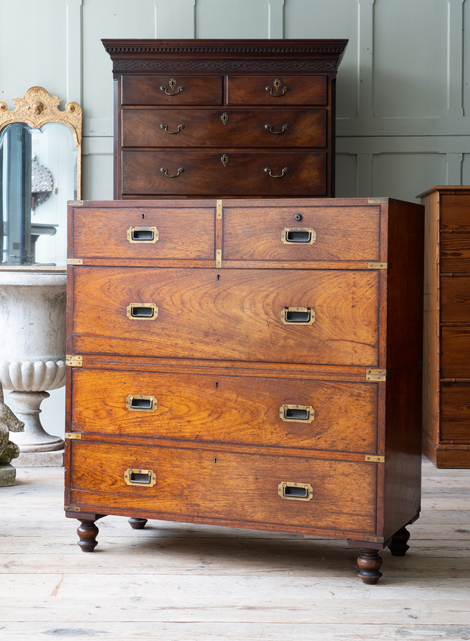 A 19th Century Campaign Chest by John Drew & Co