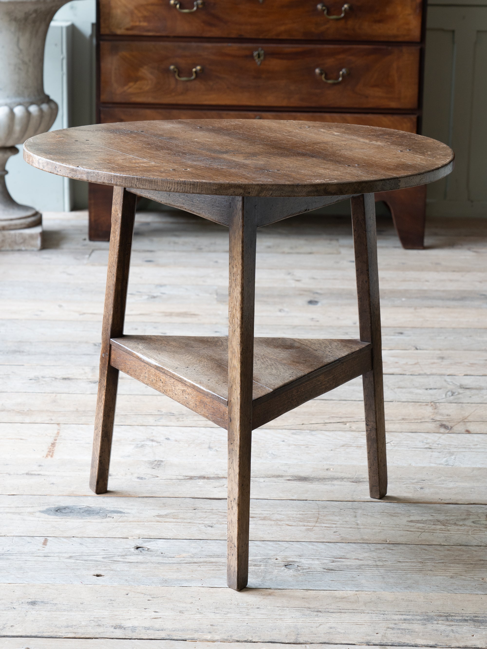 Early 20th Century Oak Cricket Table