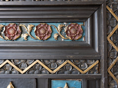 A large Plaster & Painted Timber Coat of Arms