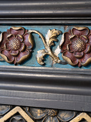 A large Plaster & Painted Timber Coat of Arms